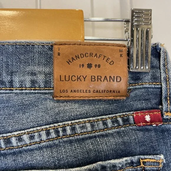 Lucky Brand Women’s 2/26 Sienna Cigarette Blue Jeans Stretch Denim Straight Leg - Picture 8 of 10